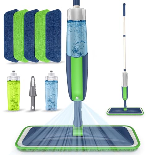 Spray Mop with 5 Washable Pad
