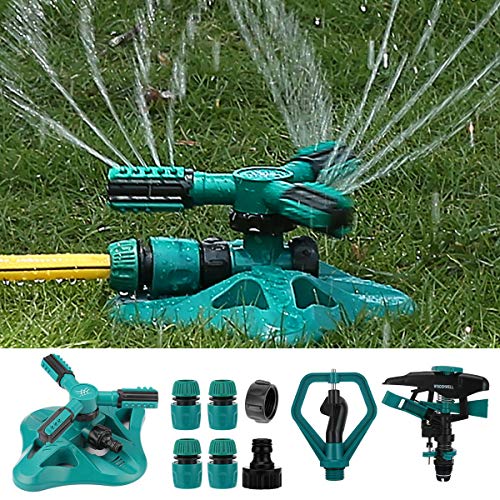 WISDOMWELL Rotating Garden Sprinkler
