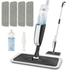 Refillable Floor Mop with 4 Reusable Pads
